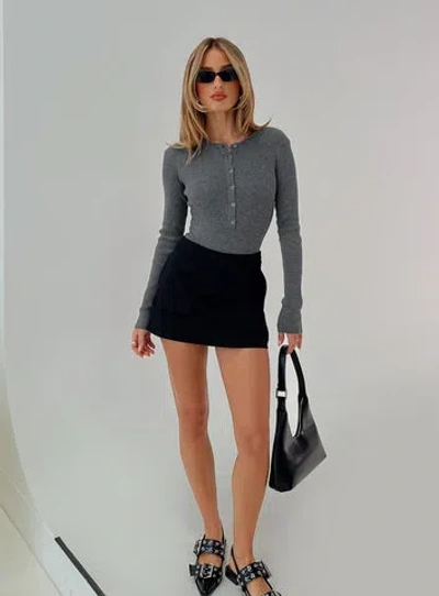 Princess Polly Essentially Skort In Black