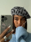 Princess Polly Ettore Beret In Leopard