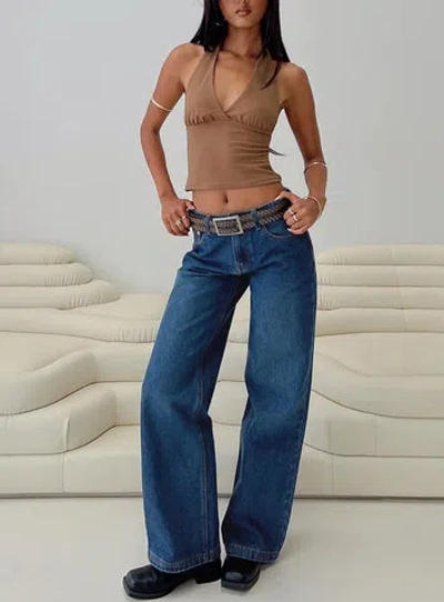 Princess Polly Everlong Jean In Blue