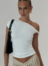 Princess Polly Fabre Top In White