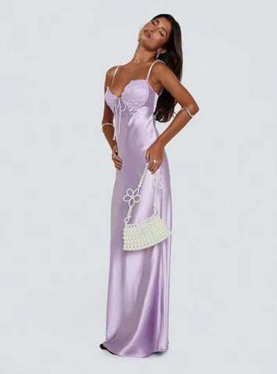 Princess Polly Fadyen Bias Cut Maxi Dress In Lilac