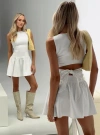 Princess Polly Faela Tie Back Mini Dress