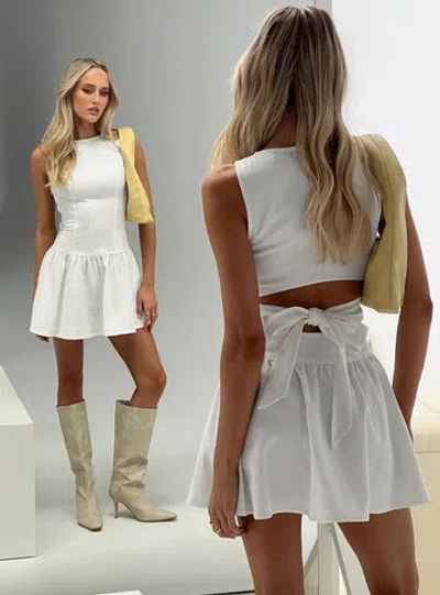 Princess Polly Faela Tie Back Mini Dress