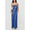 Princess Polly Faviola Strapless Maxi Dress In Blue