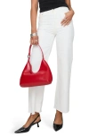 Princess Polly Fawcett Raw Hem High Waist Straight Leg Jeans In White
