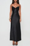 Princess Polly Fadyen Bias Cut Maxi Dress In Black