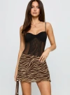 Princess Polly Feed The Soul Mini Skirt