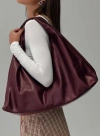 Princess Polly Feel A Way Shoulder Bag In Burgundy