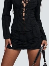 Princess Polly Feminique Skort In Black Stripe