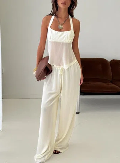 Princess Polly Finesse Pants In Yellow