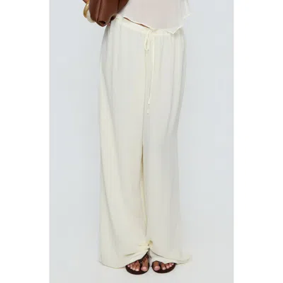 Princess Polly Finesse Wide Leg Pants In White