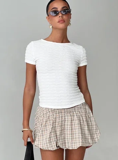 Princess Polly For The Better Textured Top In White