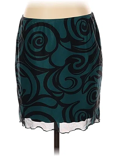 Pre-owned Princess Polly Formal Skirt In Green