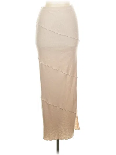 Pre-owned Princess Polly Formal Skirt In Tan