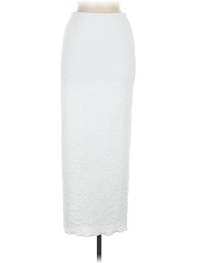 Pre-owned Princess Polly Formal Skirt In White