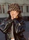 Princess Polly Frankle Faux Fur Bucket Hat In Leopard