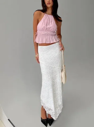 Princess Polly Freebirds Lace Midi Skirt