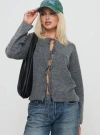 Princess Polly Frosty Knit Cardigan In Grey