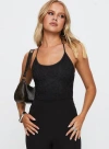 Princess Polly Fuel My Soul Lace Bodysuit In Black
