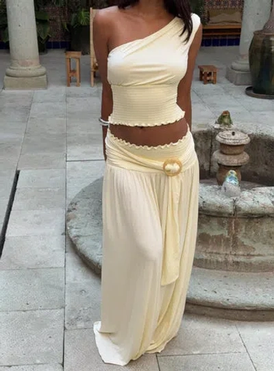 Princess Polly Full Orbit Shirred Maxi Skirt