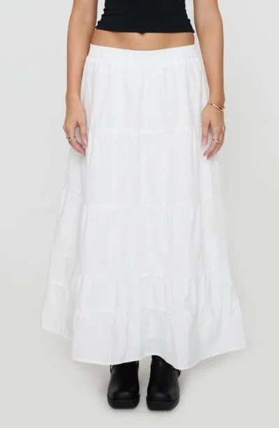 Princess Polly Garden Party Maxi Skirt In White