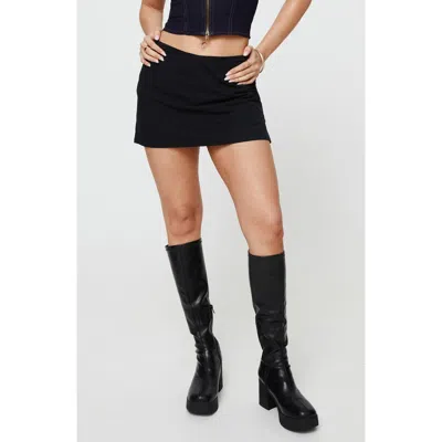 Princess Polly Gigi Cotton Skort In Black