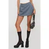 Princess Polly Gigi Pinstripe Miniskort In Grey