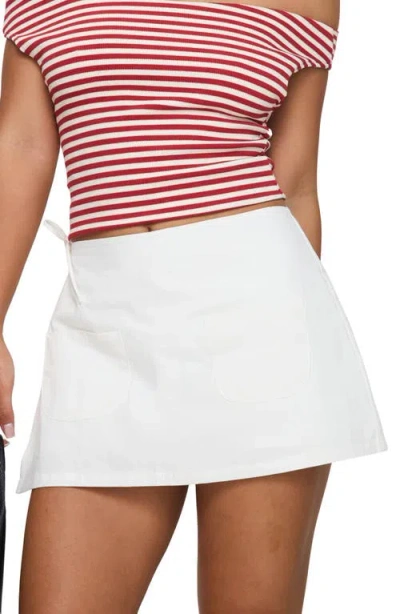 Princess Polly Gigi Wrap Skort In White