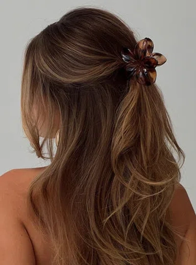 Princess Polly Glimmering Clip In Tort