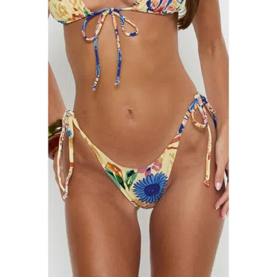 Princess Polly Glora Side Tie Bikini Bottoms In Multi