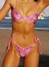Princess Polly Glora Tie Side Bikini Bottoms In Purple Floral