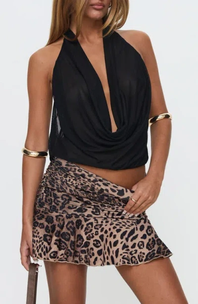 Princess Polly Goddess Divine Ruched Miniskirt