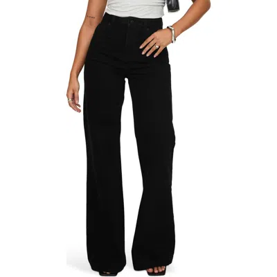 Princess Polly Goldie High Waist Wide Leg Jeans