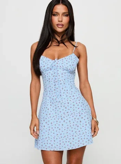 Princess Polly Good Chemistry Mini Dress Blue In Multi