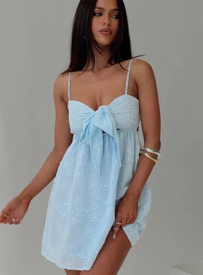 Princess Polly Granno Mini Dress In Light Blue