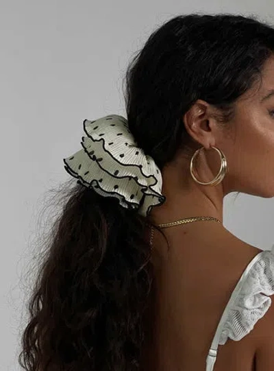 Princess Polly Greatest Gift Scrunchie In White