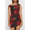 Princess Polly Harmonie One-shoulder Minidress In Red