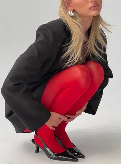 Princess Polly Harpur Tights In Red