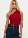 PRINCESS POLLY HESTON ASYMMETRICAL RUCHED BODYSUIT