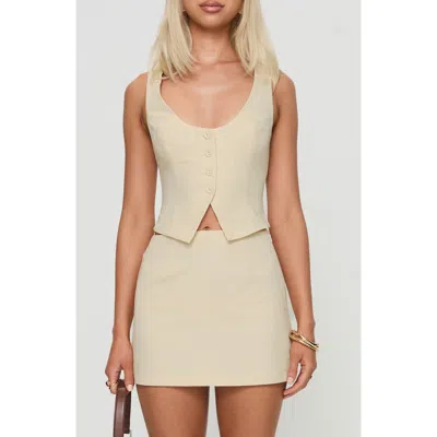 Princess Polly Hikaru Tank & Miniskirt Set In White