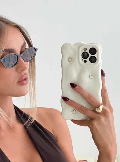 Princess Polly Hit Different Iphone Case In Cream