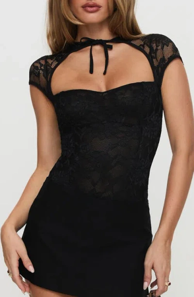Princess Polly Hold My Breath Lace Bodysuit