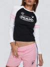 Princess Polly Inter Miami Cf Mls Long Sleeve In Black