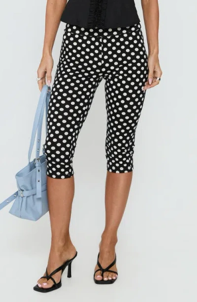 Princess Polly Isadonna Capri Pants In Black