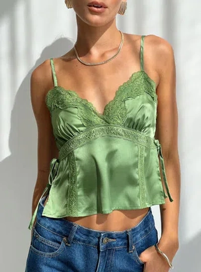 Princess Polly Isolind Top In Green