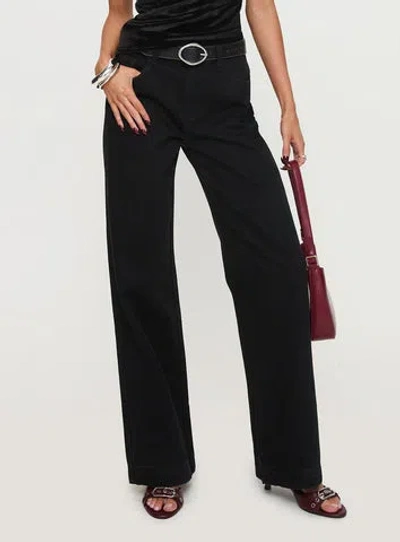 Princess Polly Jankins Baggy Jeans In Black