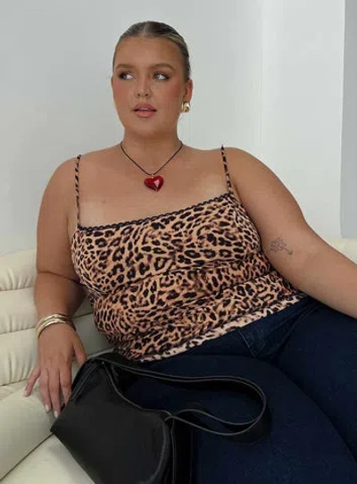 Princess Polly Jaquelyn Top In Leopard