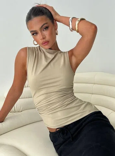 Princess Polly Jassie Top In Neutral