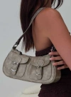 Princess Polly Jayalen Shoulder Bag In Washed Grey