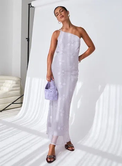Princess Polly Jazmira One Shoulder Maxi Dress In Lilac